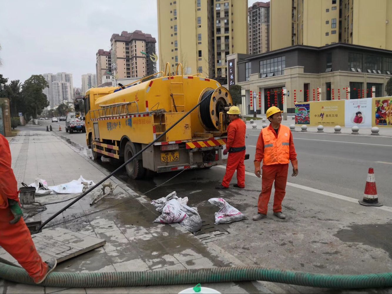 新会排污管道清淤-管道清洗